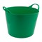 Ведро гибкое сверхпрочное, 40 л, зеленое, Сибртех 18959