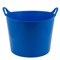 Ведро гибкое сверхпрочное, 40 л, синее, Сибртех 18961