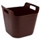 Ведро гибкое сверхпрочное, 26 л, коричневое, Сибртех 18966