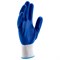 Перчатки полиэфирные с синим нитрильным покрытием, размер L, 15 класс вязки Сибртех 18982
