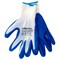 Перчатки полиэфирные с синим нитрильным покрытием, размер L, 15 класс вязки Сибртех 18982