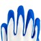 Перчатки полиэфирные с синим нитрильным покрытием, размер L, 15 класс вязки Сибртех 18982