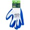 Перчатки полиэфирные с синим нитрильным покрытием, размер L, 15 класс вязки Сибртех 18982