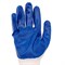 Перчатки полиэфирные с синим нитрильным покрытием, размер L, 15 класс вязки Сибртех 18982