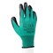 Перчатки полиэфирные с черным нитрильным покрытием маслобензостойкие, L, 15 класс вязки Palisad 18983