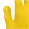 Перчатки Нейлон, ПВХ точка, 13 класс, цвет лимон, L 18991
