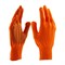 Перчатки Нейлон, ПВХ точка, 13 класс, оранжевые, XL 18997