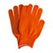 Перчатки Нейлон, ПВХ точка, 13 класс, оранжевые, XL 18997