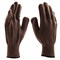 Перчатки трикотажные, акрил, коричневый, оверлок Сибртех 19006