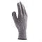 Перчатки трикотажные, акрил, серое мулине, оверлок Сибртех 19007