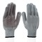 Перчатки трикотажные, акрил, ПВХ гель, "Протектор", серая туча, оверлок Сибртех 19011