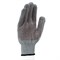 Перчатки трикотажные, акрил, ПВХ гель, "Протектор", серая туча, оверлок Сибртех 19011