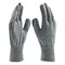 Перчатки трикотажные, акрил, серая туча, двойная манжета Сибртех 19016