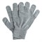 Перчатки трикотажные, акрил, серая туча, двойная манжета Сибртех 19016