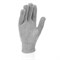 Перчатки трикотажные, акрил, двойные, серая туча, двойная манжета Сибртех 19020