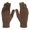 Перчатки трикотажные, акрил, двойные, коричневый, двойная манжета Сибртех 19021