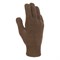 Перчатки трикотажные, акрил, двойные, коричневый, двойная манжета Сибртех 19021