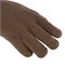 Перчатки трикотажные, акрил, двойные, коричневый, двойная манжета Сибртех 19021