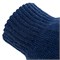 Перчатки трикотажные, акрил, двойные, синий, двойная манжета Сибртех 19023