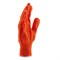 Перчатки трикотажные, акрил, оранжевый, оверлок Сибртех 19029
