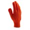 Перчатки трикотажные, акрил, оранжевый, оверлок Сибртех 19029