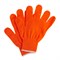 Перчатки трикотажные, акрил, оранжевый, оверлок Сибртех 19029