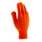 Перчатки трикотажные, акрил, ПВХ гель, "Протектор", оранжевый, оверлок Сибртех 19031