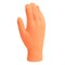 Перчатки трикотажные, акрил, двойные, оранжевый, двойная манжета Сибртех 19035