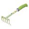 Грабли 5 - зубые, 85 х 310 мм, стальные, пластиковая рукоятка, Flower Green, Palisad 19060