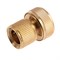 Соединитель латунный, быстросъемный для шланга 3/4 Palisad 19225