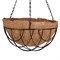 Кашпо подвесное с вкладышем из коковиты, полукруглое D 30 см Palisad 19296
