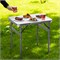 Стол складной алюминиевый, столешница МДФ, 600 х 450 х 250/590 Camping Palisad 19396