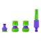 Набор для подключения шланга 3/4, распылитель, 3 адаптера к распылителю Palisad 19456