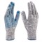 Перчатка х/б, ПВХ покрытие, "Точка", серый меланж, 10 класс 19563