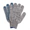 Перчатка х/б, ПВХ покрытие, "Точка", серый меланж, 10 класс 19563