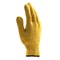 Перчатки трикотажные усиленные, гелевое ПВХ-покрытие, 7 класс, желтые Сибртех 19567