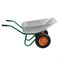 Тачка садово-строительная, 2-х колесная, усиленная, грузоподъемность 320 кг, объем 90 л Palisad 19596