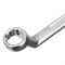 Ключ накидной коленчатый, 14 х 15 мм, хромированный Sparta 15204