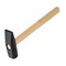 Молоток слесарный, 1000 г, квадратный боек, деревянная рукоятка 15451