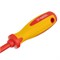 Отвертка Insulated, SL6.5 x 150 мм, CrMo, до 1000 В, двухкомпонентная рукоятка Matrix Professional 15805