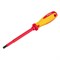 Отвертка Insulated, SL8 x 150 мм, CrMo, до 1000 В, двухкомпонентная рукоятка Matrix Professional 15806