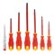 Набор отверток диэлектрических до 1000 В, 7 шт, тестер, CrV, двухкомпонентные рукоятки Сибртех 15813